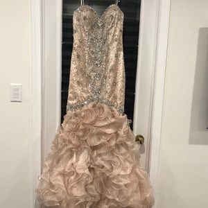 Champagne mermaid dress